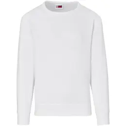 Mens Quinn Crew Neck Sweater White Front